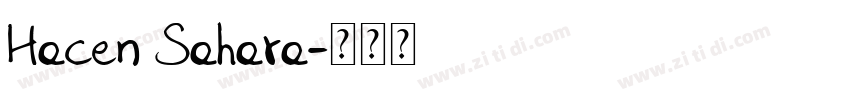 Hacen Sahara字体转换